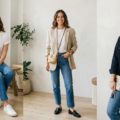 Hvordan du styler basic t-shirt og jeans 10 forskellige veje